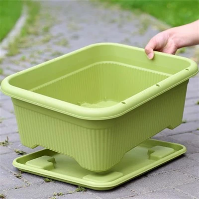 Macetas grandes de resina para exteriores